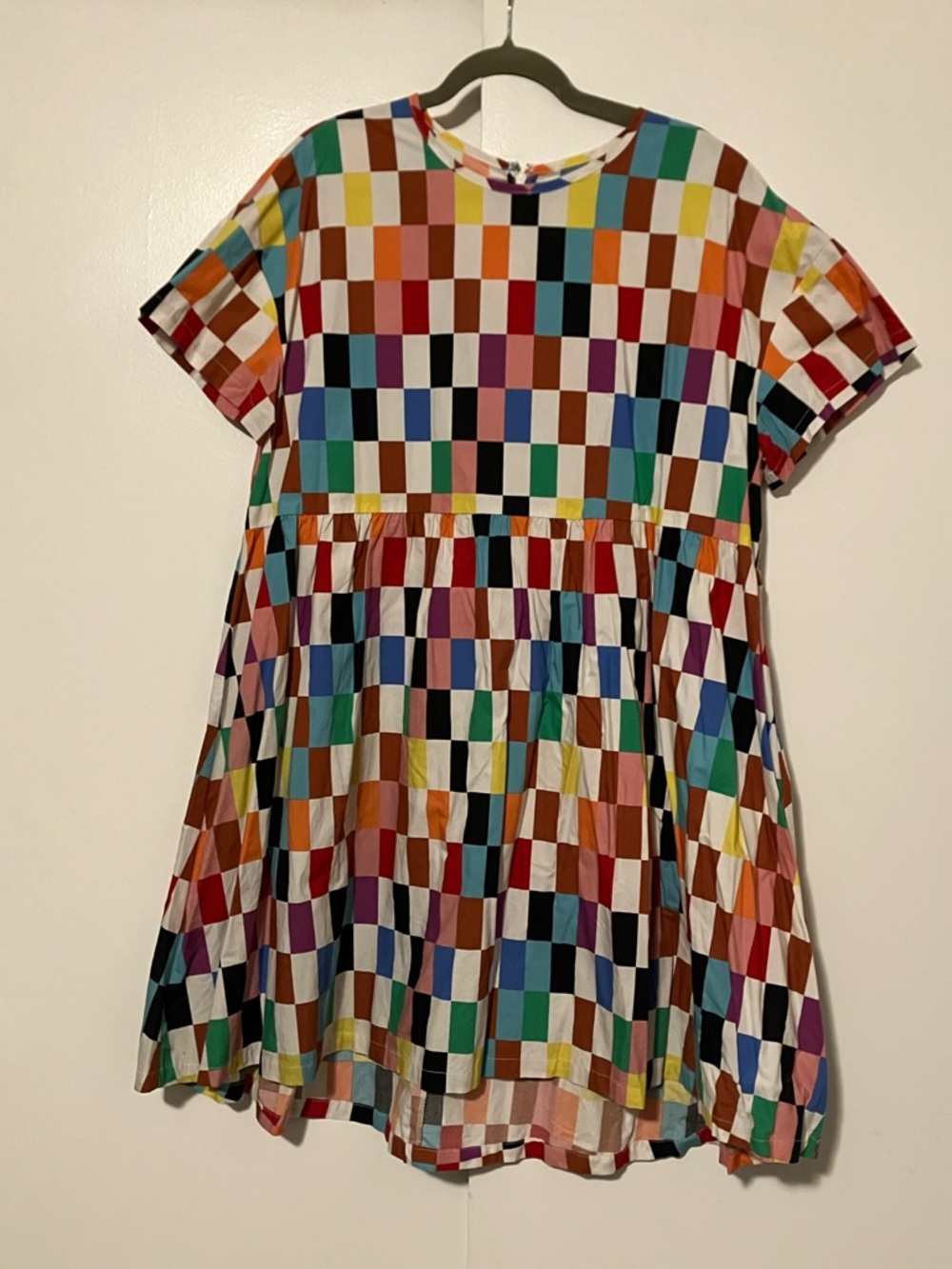 XL Target Pride short sleeved checkered skater dress - Picture 2 of 6